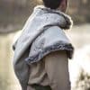 Fur Lined Hood - Desert Beige