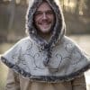 Fur Lined Hood - Desert Beige