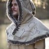 Fur Lined Hood - Desert Beige