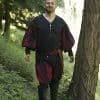 Landsknecht Pants - Black and Dark Red