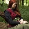 Ladies Vest - Dark Red