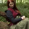 Ladies Vest - Dark Red