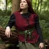 Ladies Vest - Dark Red