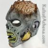 Open Brain Zombie Mask - Gray