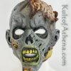 Open Brain Zombie Mask - Gray