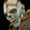 Open Brain Zombie Mask - Gray