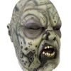 Big Rotten Zombie Mask - Gray and Green