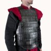 Ratio Torso - Epic Dark Finish Lamellar and Leather Armor Cuirass - 19 Gauge Steel