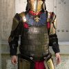 Ratio Torso - Epic Dark Finish Lamellar and Leather Armor Cuirass - 19 Gauge Steel