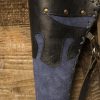 Rangers Leather Quiver - Black & Blue