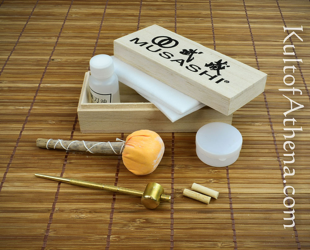 Japanese Samurai Katana Sword Maintenance Cleaning Kit
