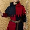14th Century Hood - Black & Red