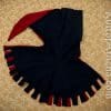 14th Century Hood - Black & Red