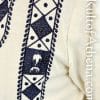 Late Roman Embroidered Tunic - Dark Blue