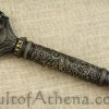 Chinese Folded Steel Double Hook Polearm