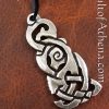 Large Entwined Midgard Serpent Pendant