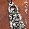 Large Entwined Midgard Serpent Pendant