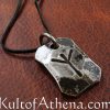 Forged Rune Pendant - Algiz