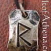 Forged Rune Pendant - Raido