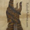 Hand-Carved Norse Ravens Weapon Stand