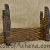 Hand-Carved Norse Ravens Weapon Stand