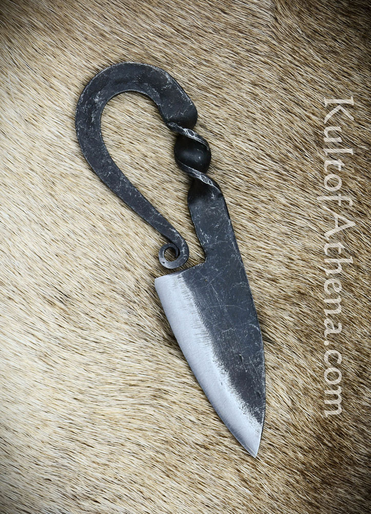Hand-Forged Iron Age Viking Knife - Viking Accessories / Crafts