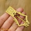 ✨ Gothic Belt Buckle Antiqued Brass - Medieval Shop at Lord of Battles