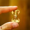 Brass High Medieval Belt Studs - Set of 5