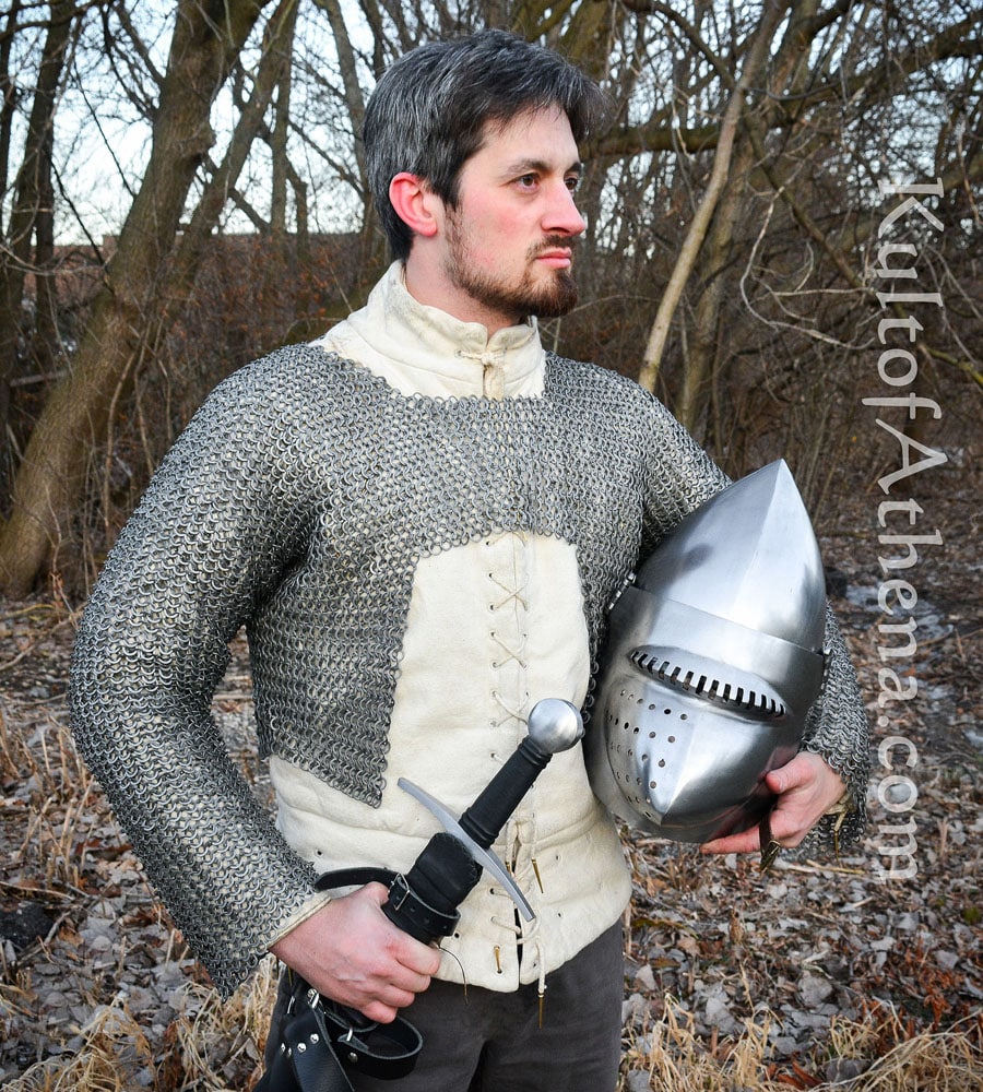 Riveted Chainmail Hauberk for Sale - Medieval Ware