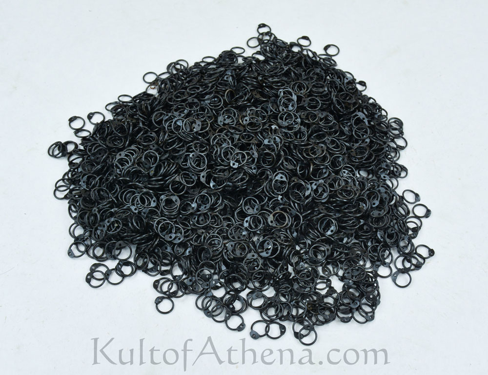 Chainmail 1 kg Loose Punched Flat Rings 8mm I D