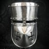 Crusader's Helm - 16 Gauge Steel