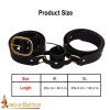 Black Leather Double Wrap Sword Belt