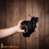 Black Leather Double Wrap Sword Belt