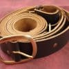 Brown Leather Double Wrap Sword Belt