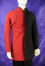 14th Century Gambeson - Red and Black