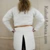 Front-Buckled Gambeson - Natural