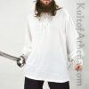 Cotton Pirate / Renaissance Shirt - White - Size Large