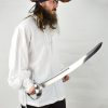 Cotton Pirate / Renaissance Shirt - White - Size Large
