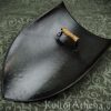 Blackened Steel Heater Shield - 16 Gauge Steel