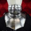 Full Gorget with Bevor - Front Plate and Backplate - 18 Gauge
