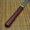 Musha Zatoichi Straight-bladed Shirasaya Katana - Burgundy