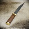 Germanic Seax with Damascus Blade