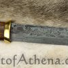 Germanic Seax with Damascus Blade