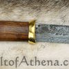 Germanic Seax with Damascus Blade