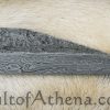 Germanic Seax with Damascus Blade
