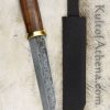 Germanic Seax with Damascus Blade