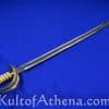British Royal Navy Dress Saber with white faux rayskin grip