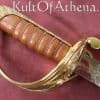 British Royal Navy Dress Saber with leather grip