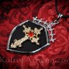 Gothic Cross Shield Pendant