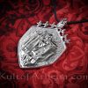 Gothic Cross Shield Pendant